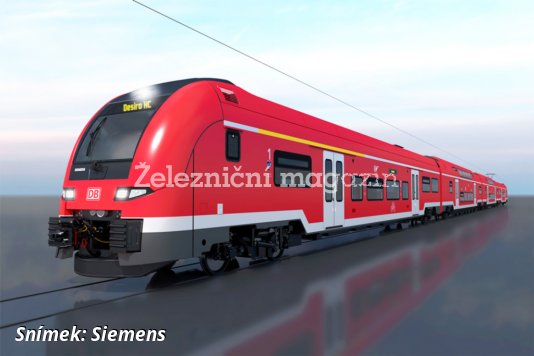 Design jednotek Desiro HC a Mireo pro DB Regio Bayern