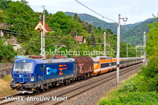 Příjezd TGV do ČR