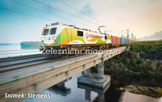 Lokomotivy Siemens pro Indian Railways