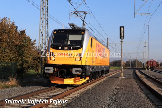 Zkoušky TRAXXů RJ na Olomoucku