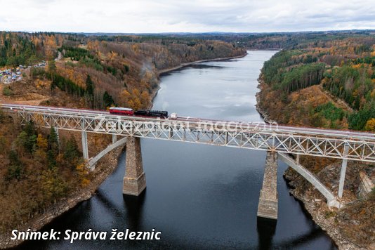 Most přes vodní nádrž Orlík uveden do provozu