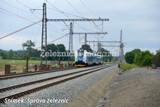 Na trať u Hustopečí nad Bečvou se vrátily vlaky
