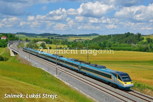 Pendolino do Českých Budějovic - poprvé rychlostí 200 km/h v pravidelném provozu!