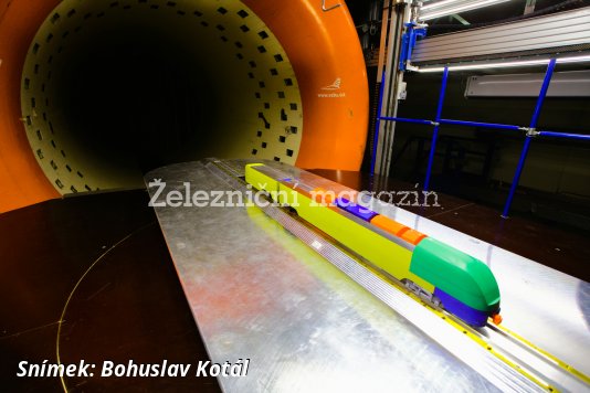 Aerodynamické zkoušky pro jednotky typu 26Ev společnosti ARRIVA vlaky