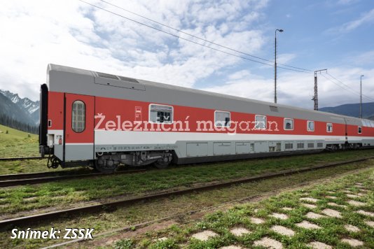 Modernizované lůžkové vozy pro ZSSK