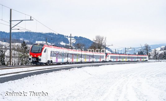 Společnost Thurbo poprvé nasadila jednotky FLIRT Evo