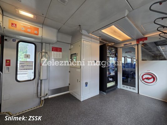 Rychlíky „Urpín“ dostaly automaty s občerstvením