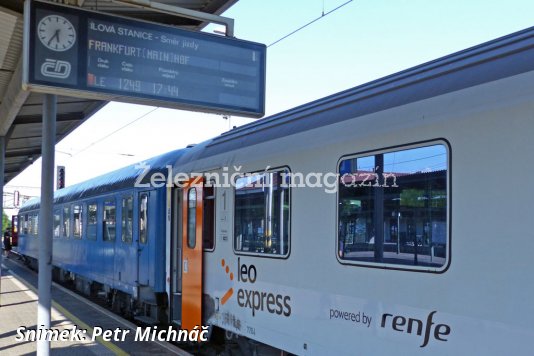 Leo Express spustil vlakové spojení do Frankfurtu