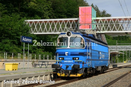 Zkušební provoz řady 240 pod dohledem ETCS