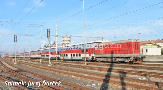 Vozy WLABm ZSSK v provozu