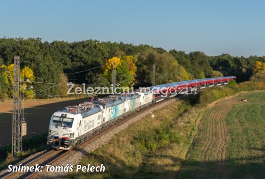Railjet 2 na zkouškách v Cerhenicích
