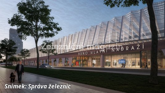 Správa železnic hledá projektanta pro nové brněnské hlavní nádraží
