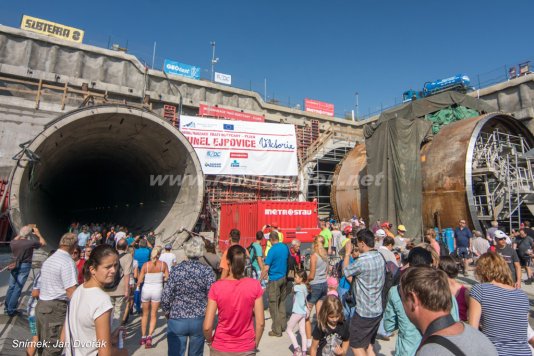 Ejpovický tunel se otevřel pro veřejnost