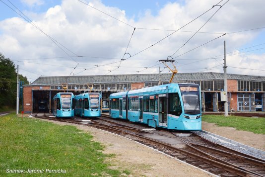 Zkoušky tramvají Tango NF2 pro Ostravu