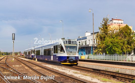 Zkoušky vozidel ZSSK na trati Bratislava - Komárno